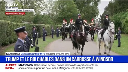 Accueil royal à Windsor pour Donald Trump: Le Roi Charles III et le président américain partagent un carrosse lors de la parade royale