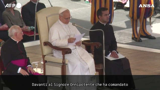 Il Papa: Vicino alla gente di Gaza, condizioni inaccettabili