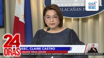 Malacañang sa pagbatikos ng bise sa pagbuo ng ICI - Ang gusto ng pangulo ay due process | 24 Oras