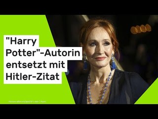 J.K. Rowling: "Harry Potter"-Autorin entsetzt mit Hitler-Zitat - wieso das gefährlich ist