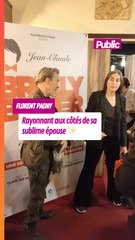 Le couple Florent Pagny et son épouse, toujours aussi élégant