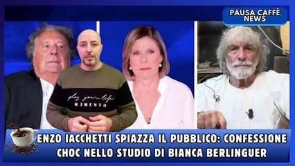 Enzo Iacchetti spiazza il pubblico confessione choc nello studio di Bianca Berlinguer