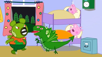 Peppa Pig Runs Into Zombie Army! 🧟👻 Scary But Hilarious Ending 😂🐽 | Funny Horror Animation #PeppaPig #ZombieArmy #ZombieGranny