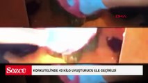 Korkuteli'nde 43 kilo uyuşturucu ele geçirildi