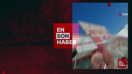 Şanlıurfa'da tadilat yapılan eczanenin tavanı çöktü