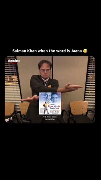 Salman Khan just loves the word Jaana 😂 #salmankhan #jaana #songs #edits #reels #movies #celebs #actors [Actors, movies, celebs, Salman Khan, glamsham, reels]