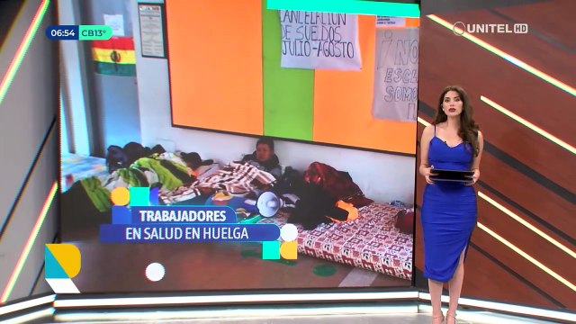 Trabajadores de salud de Cochabamba cumplen huelga de hambre exigiendo el pago de sueldos
