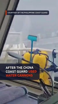 PH says personnel injured after China’s water cannon use in Scarborough Shoal