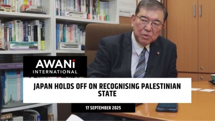 Japan holds off on recognising Palestinian state