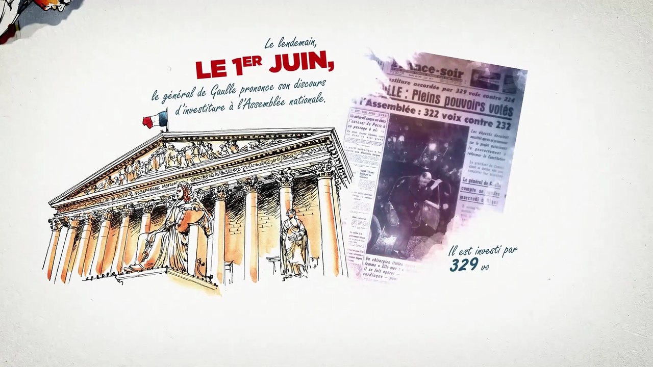 18 mai - 28 septembre 1958, la naissance de la Constitution de la Ve République