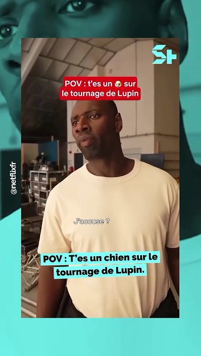 Fin de tournage de la partie 4 pour LUPIN, sous le regard attentif du perso le plus mignon : J’accus