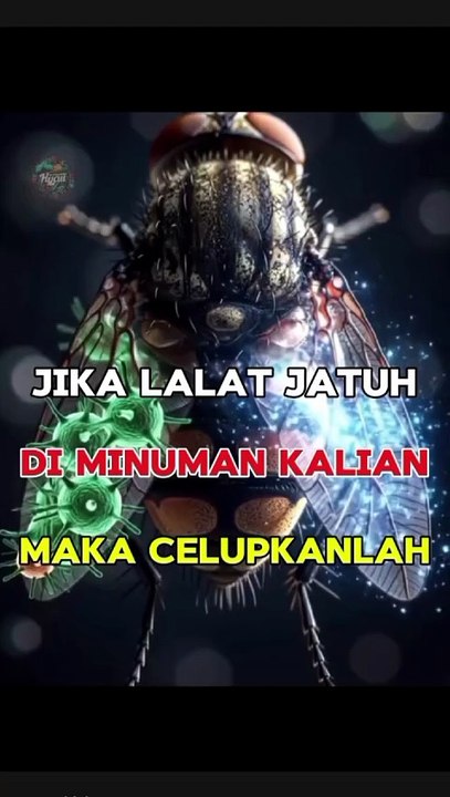 Jika Lalat Jatuh Di Minuman Anda Maka Celupkanlah