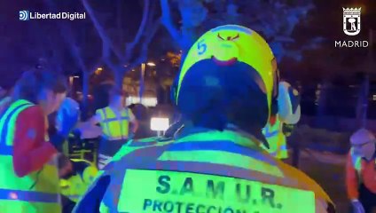 Un hombre ha sido  atropellado por un autobús en plena Castellana