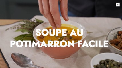 soupe de potimarron facile