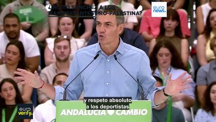 Euroverify: ¿Incitó Pedro Sánchez a los manifestantes propalestinos a detener la Vuelta ciclista?