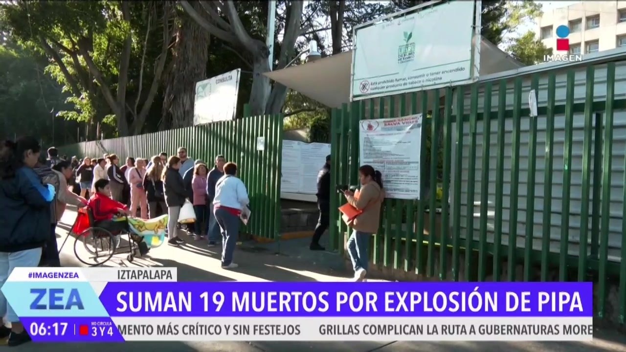 Aumenta a 19 los fallecidos por explosión de pipa en Iztapalapa