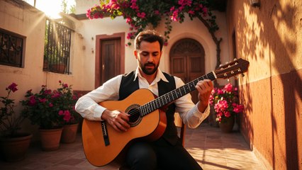 Guitarra española, 4k música flamenca relajante 🌟