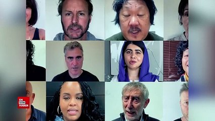 Hollywood yıldızları Filistin için tek videoda bir araya geldi