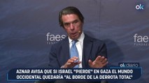 Aznar avisa que si Israel 