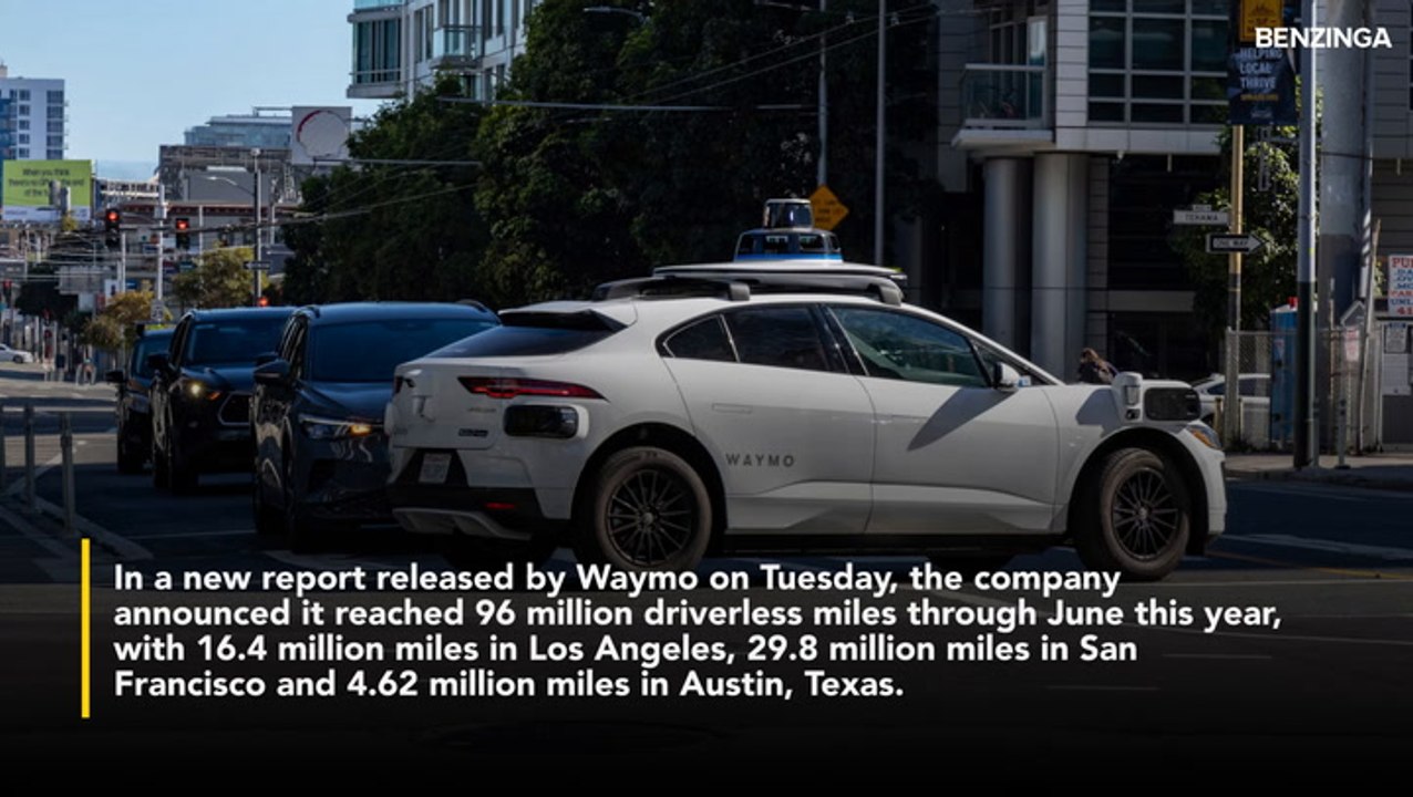Tesla Robotaxi Rival Waymo Reaches 96 Million Driverless Miles As Robotaxi Race Heats Up