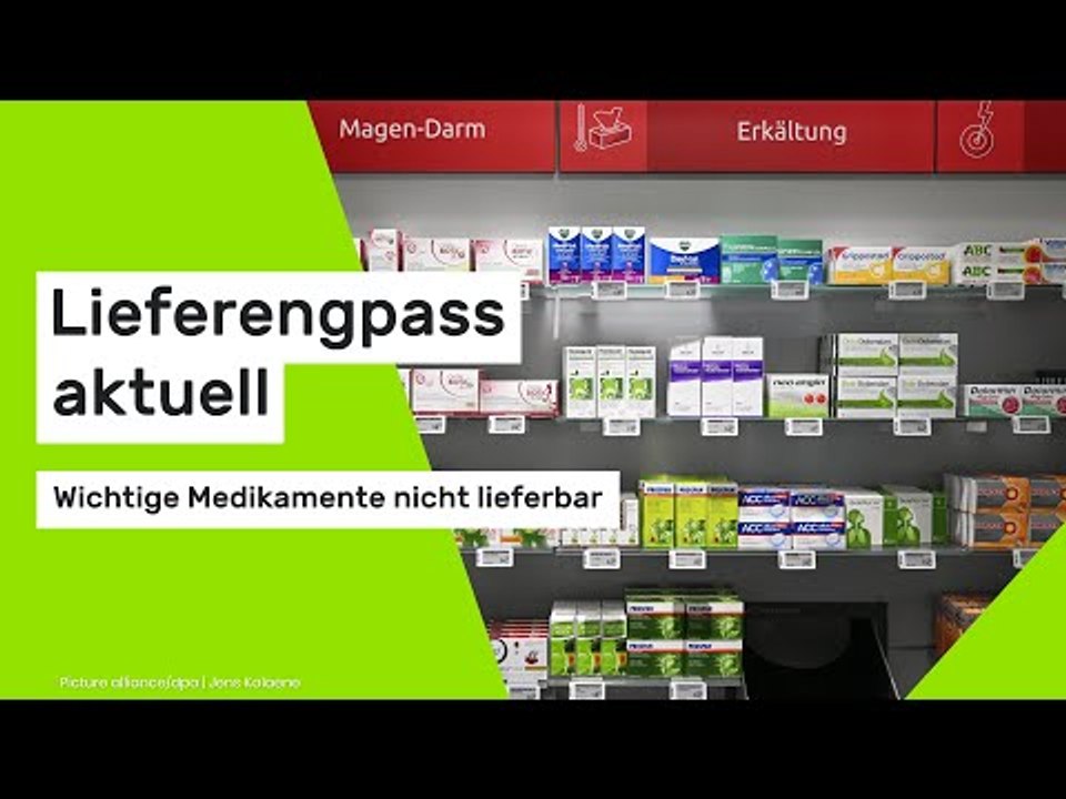 Lieferengpass aktuell: Apothekerverbände warnen - wichtige Medikamente nicht lieferbar
