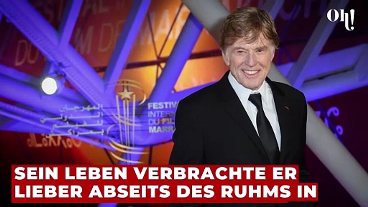 Robert redford: die privaten schicksalsschläge ließen ihn nie los