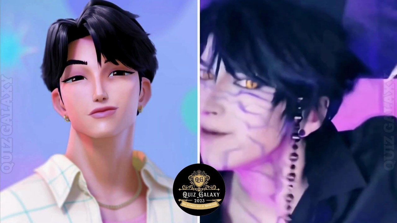KPOP Demon Hunters Real-Life TikTok Version🎶+ Snake version+Guess the K-POP Demon Hunter by ONE Clue #quixgalaxy #fypchallenge