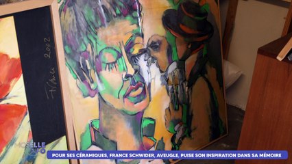 Pour ses céramiques, France Schwider, aveugle, puise son inspiration dans sa mémoire