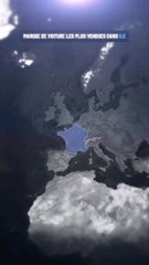 Les marque de voitures les plus vendues dans union européenne