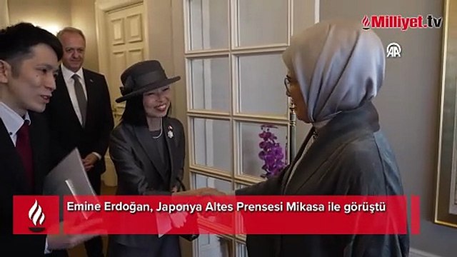 Emine Erdoğan'dan Japonya Altes Prensesi Akiko Mikasa ile görüşmesine ilişkin paylaşım