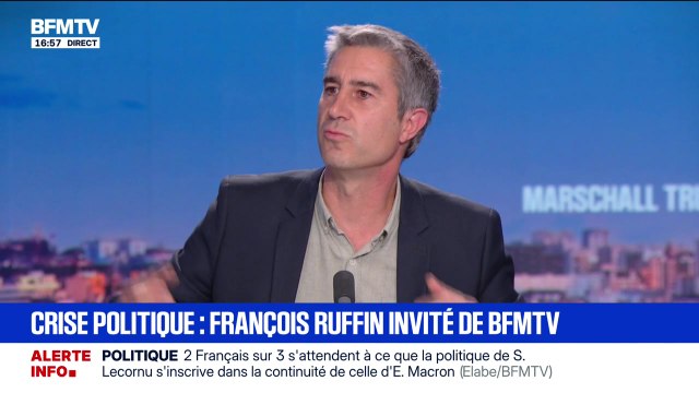Marschall Truchot : Crise politique, François Ruffin invité de BFMTV - 17/09