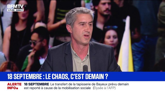 Crise politique: Le sentiment des Français, c'est du dégoût pour la petite politique qui est menée , affirme François Ruffin, député Écologiste et Social de la Somme