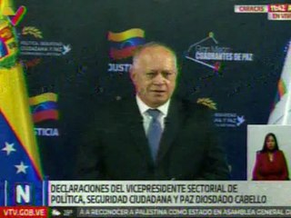 Vpdte. Sec. Cabello: Venezuela ha incautado más de 60 toneladas de droga en lo que va de año 2025