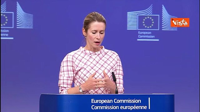 Kallas: Commissione ha adottato proposta per sospendere le concessioni commerciali a Israele