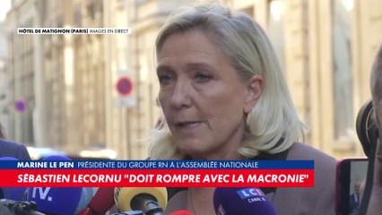 Marine Le Pen : «J'espère que le Premier ministre ne fera pas l'autruche.»