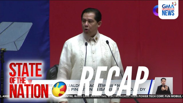 State of the Nation: RECAP - Bagong liderato sa Kamara; #BagyongMirasol; Bantay Kaban