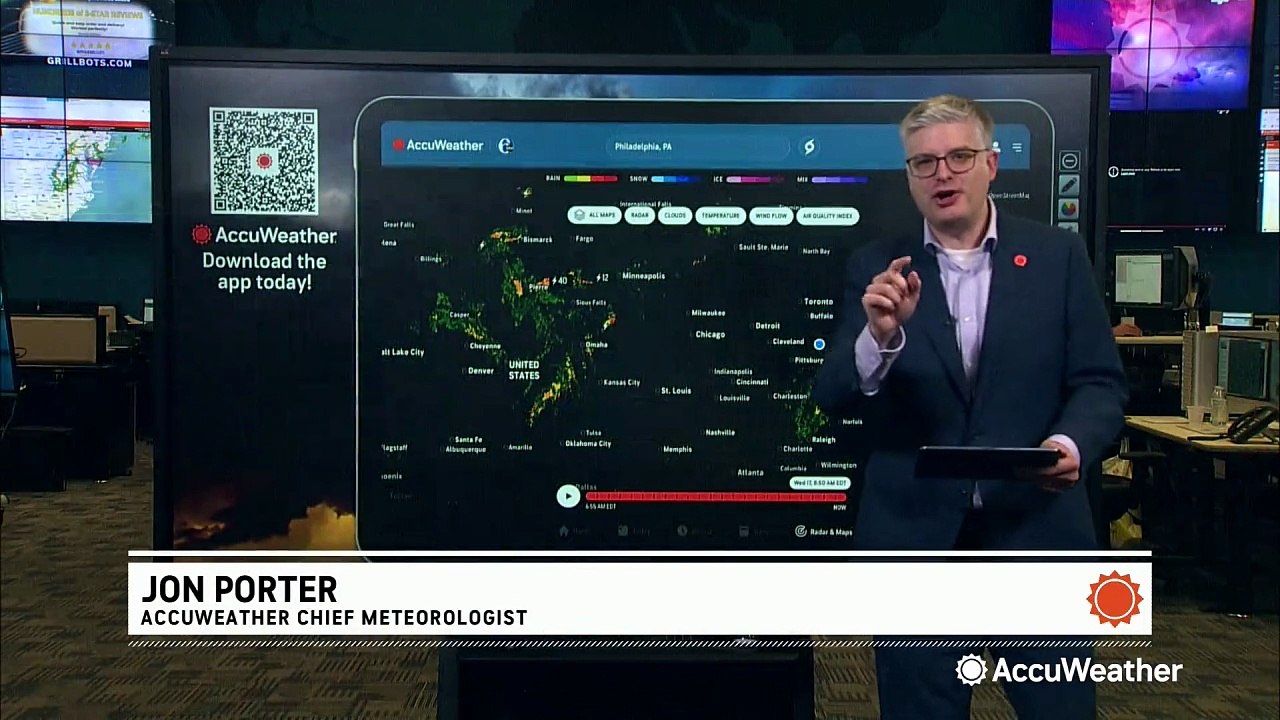 How to use the free AccuWeather app's radar interactive map