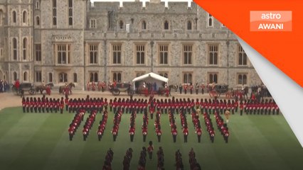 Trump diberi sambutan diraja di Istana Windsor