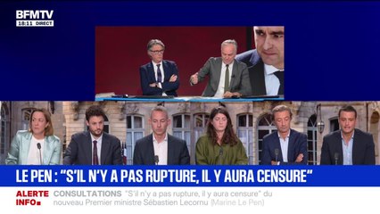Marschall Truchot : "S'il n'y a pas rupture, il y aura censure", Marine Le Pen - 17/09
