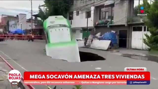 Socavón en Iztapalapa tardará hasta 20 días en repararse | DPC con Paola Rojas