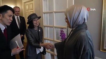 Emine Erdoğan, Japonya Altes Prensesi Mikasa ile görüştü