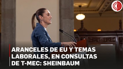 CSP: aranceles de EU y temas laborales, en consultas de T-MEC; hay comunicación y coordinación