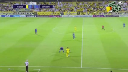 گل پنجم بازی الوصل امارات و استقلال