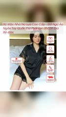 Bộ Mặc Nhà Nữ Lụa Cao Cấp - Đồ Ngủ Áo Ngắn Tay Quần Đùi Phối Ren BN539 Giá Rẻ 486k - TRIPMAP Marketplace