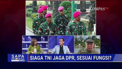 Debat Soleman B. Ponto, Syarief Hasan dan Pengamat Militer soal Urgensi TNI Jaga Gedung DPR