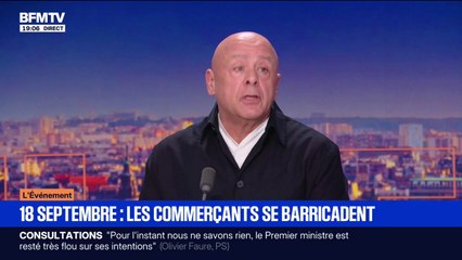 18 septembre: "Le problème de base, c'est le pouvoir d'achat", assure Thierry Marx, président de l'Union des métiers et des industries de l'hôtellerie