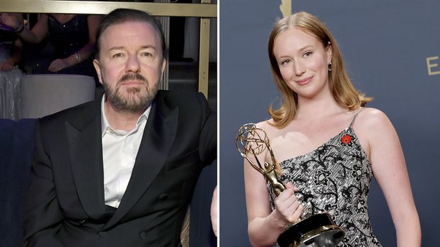 Ricky Gervais deletes posts roasting Hannah Einbinder and other TV stars for political speeches at 2025 Emmys