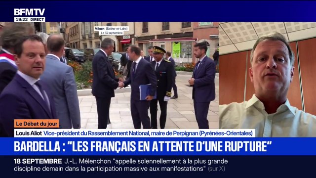 Consultations avec Sébastien Lecornu: S'il s'inscrit dans les chaussons de monsieur Macron [...] il est évident qu'il subira la même fin gouvernementale , affirme Louis Aliot, vice-président du RN