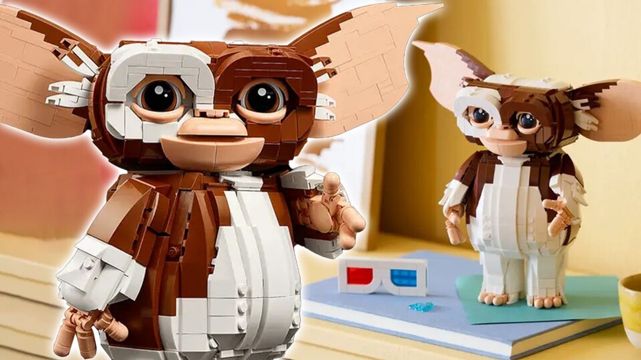 Mit dem Gremlin Gizmo kehrt ein Stück eurer Kindheit zurück - als Lego-Set zum Aufbauen und Ausstellen