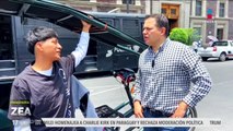 Atalo Mata deja la reporteada para ser operador de ciclotaxi en el Centro Histórico